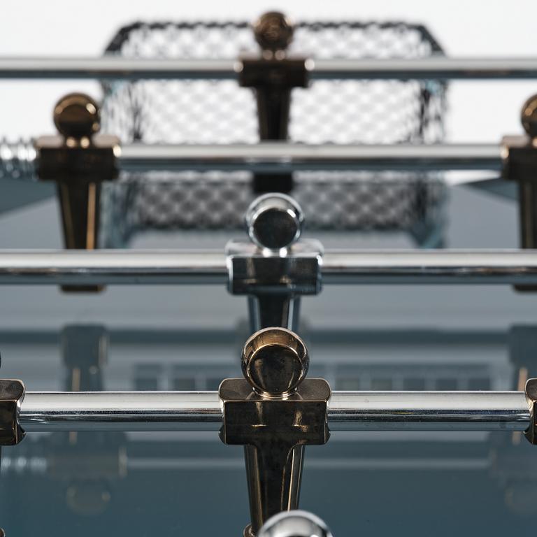 Adriano Design, foosball table, "Cristallino Classic", Teckell, Italy.