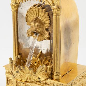 Fickursställ, 1800-talets mitt, samt fickur Paul Jeannot/C Robert.