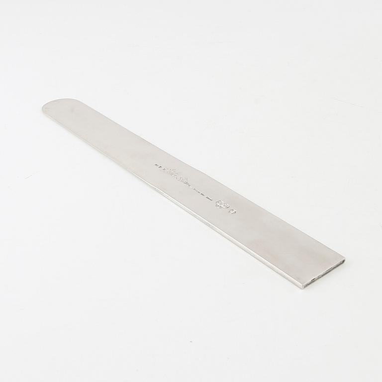 Wiwen Nilsson, letter opener in sterling silver, Lund 1951.