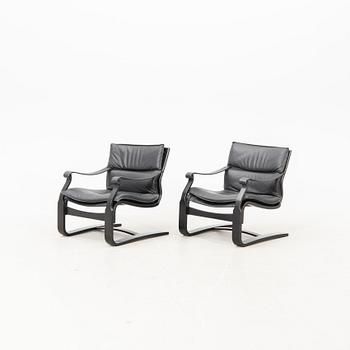 Åke Fribyter, armchairs, a pair of "Kroken", Nelo, Knislinge, second half of the 20th century.