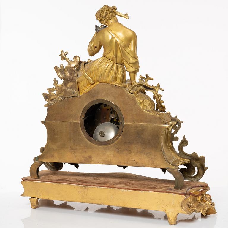 Bordspendyl, brons, 1800-tal.