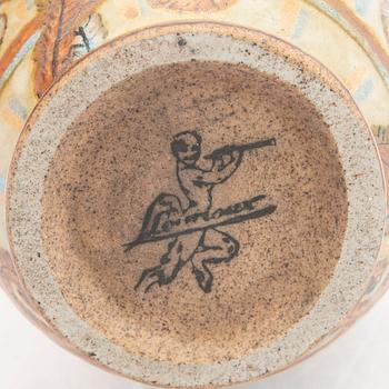 Louis Lourioux, a sig ned ceramic vase.