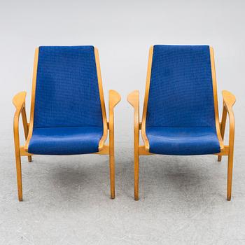 Yngve Ekström, a pair of 'Laminett' armchairs, Swedese, Sweden.