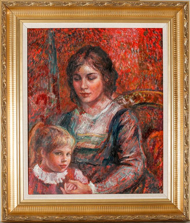 TADEUSZ KAMASA, oil on canvas, signed.