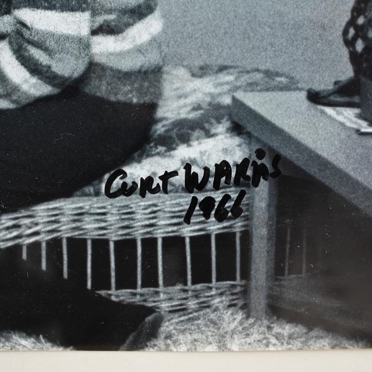 CURT WARÅS, fotografi, sign samt dat 1966.