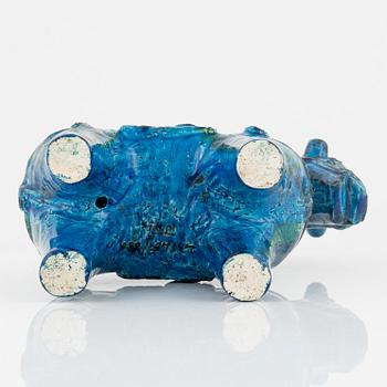 A stoneware figurine by Aldo Londi for Bitossi, Italy.