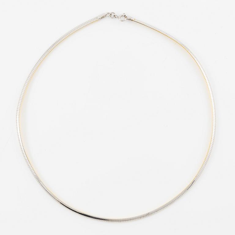 Collier, 18K guld och vitguld.