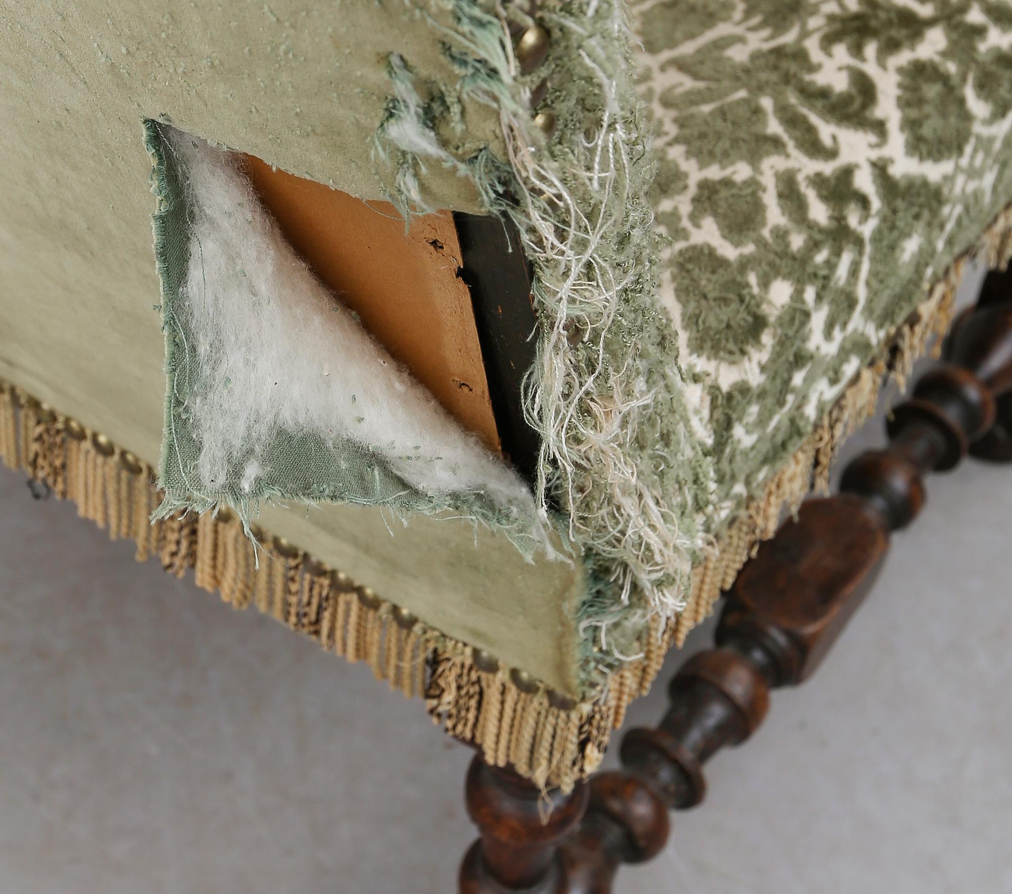 KARMSTOL, barockstil, 1800-talets andra hälft.