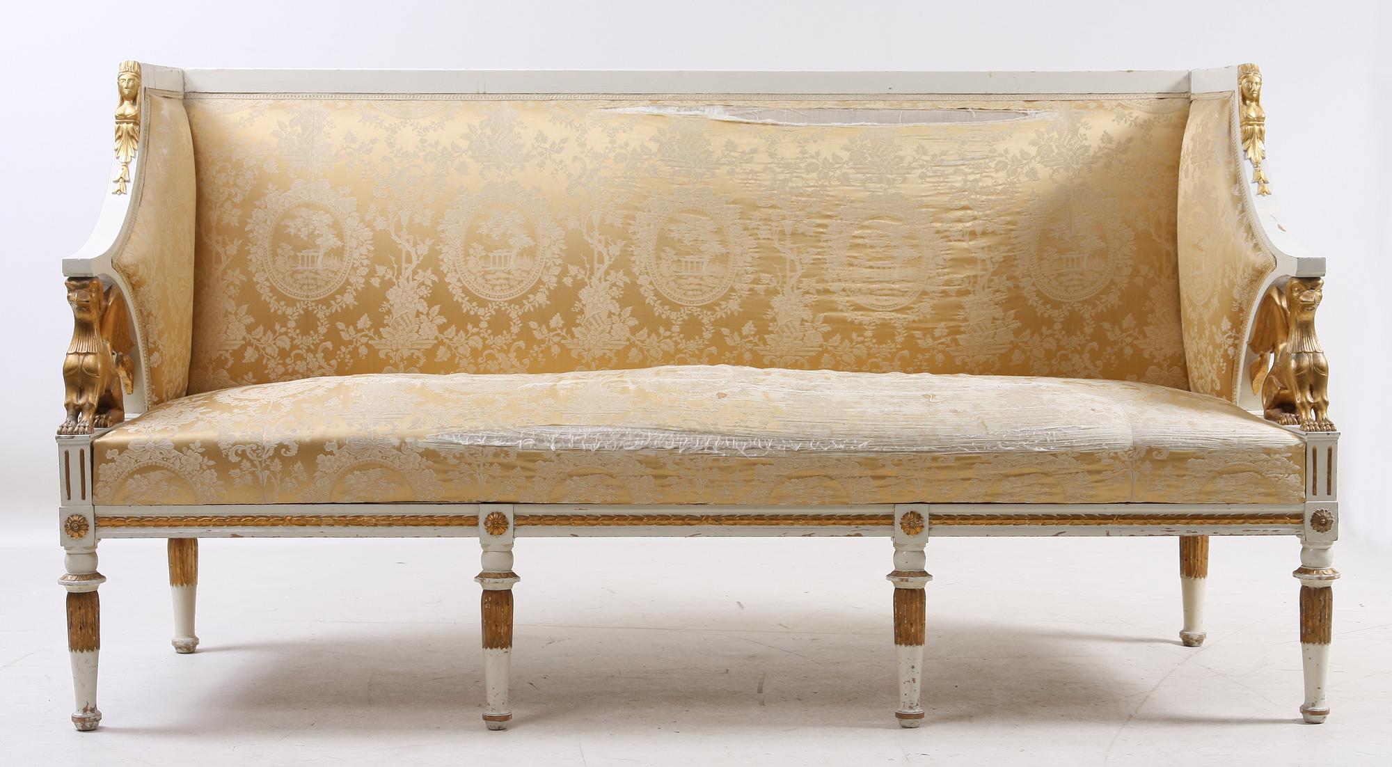 SOFFA, sengustaviansk stil, 1900-talets början.