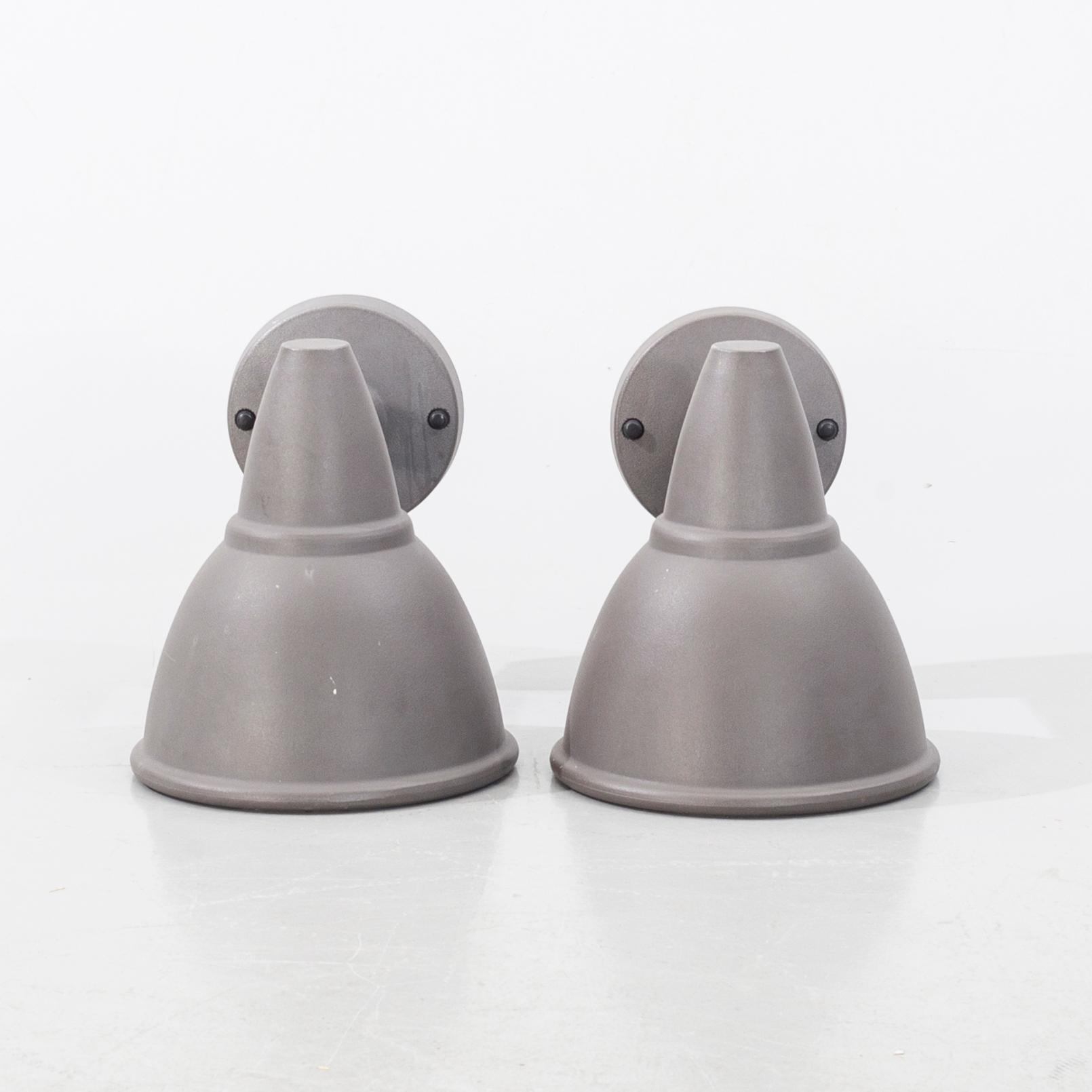 A pair of Hallvard Jakobsen 'Atrium' outdoor wall lamps, for Nirval, 21 century.