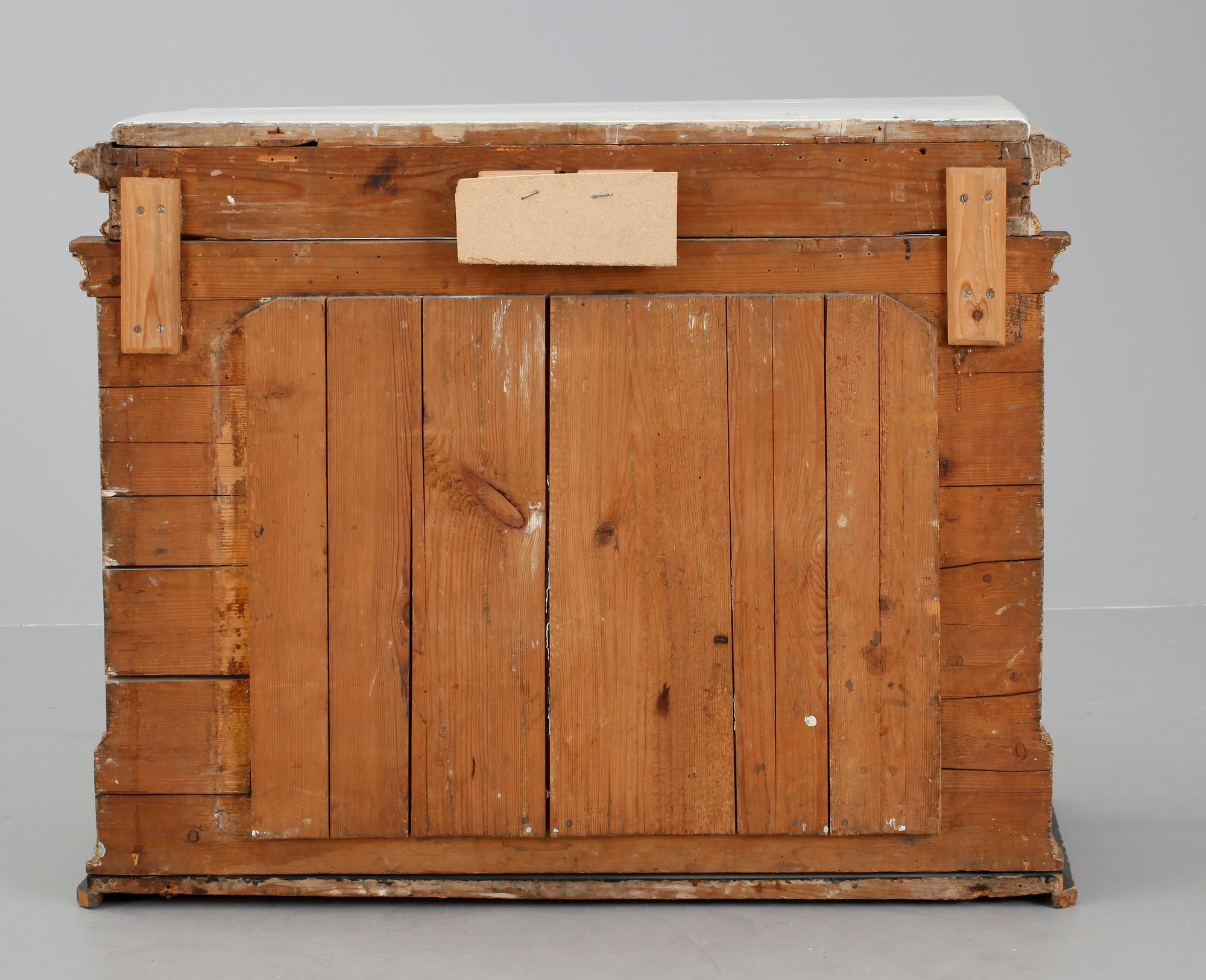 KONSOLBORD, Karl Johan, Bergs Spegelfabrik, Göteborg, 1833.