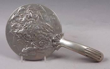 HANDSPEGEL, tenn, märkt Herman Bergman, 1920-30-tal.