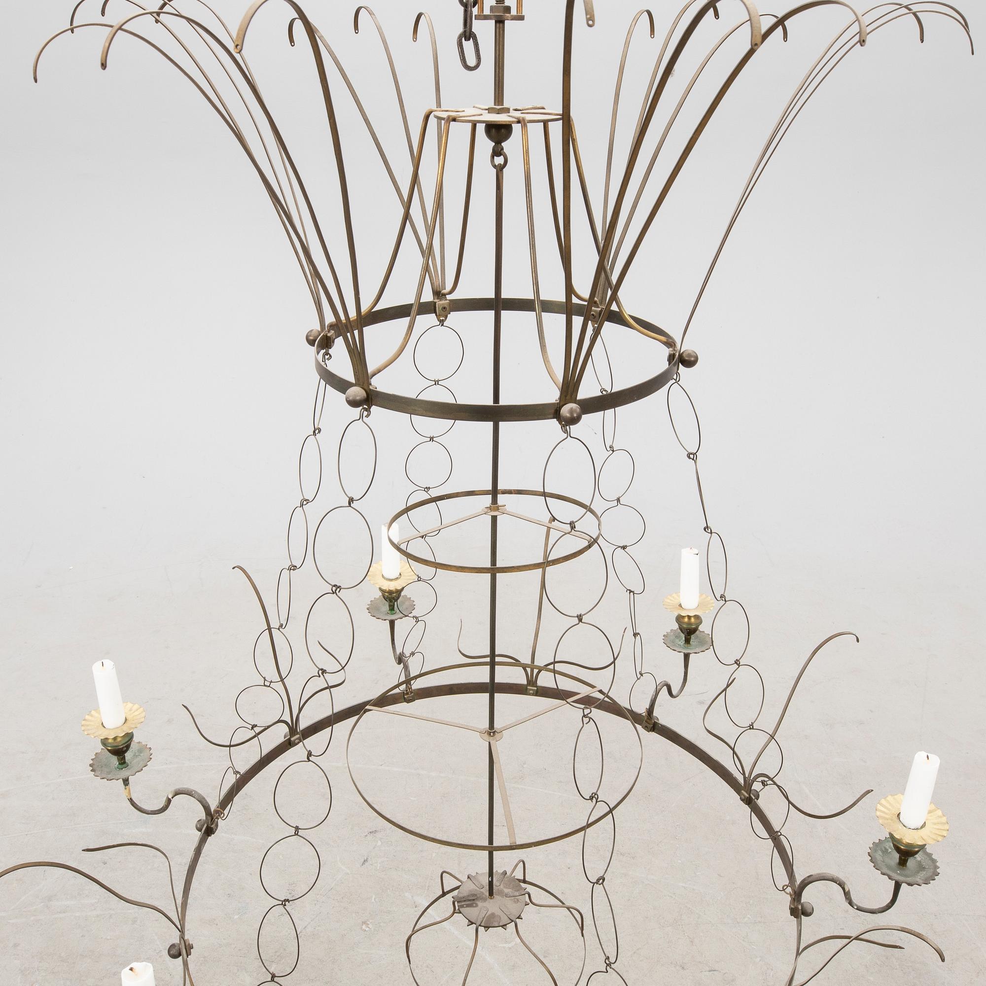 A 20th century chandelier.