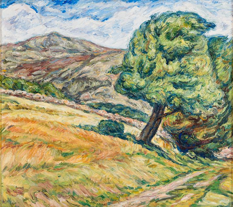 Sigfrid Ullman, "Varberget", landskap från norra Halland.