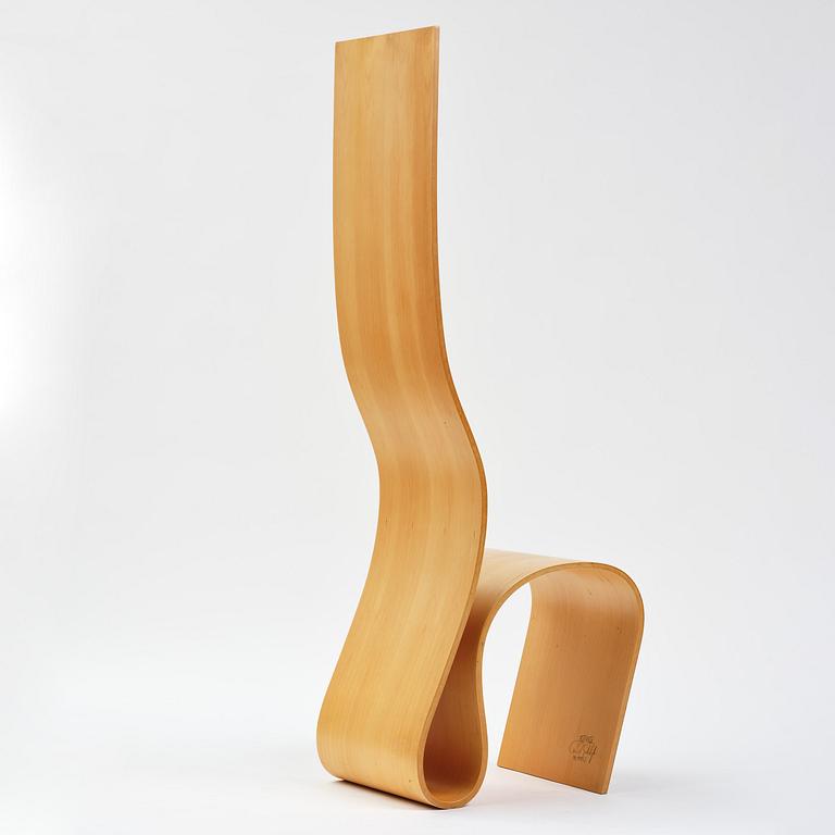 Caroline Schlyter, a "Lilla h" chair, ed. XIX/XX, Forsnäs, Sweden, 1991.