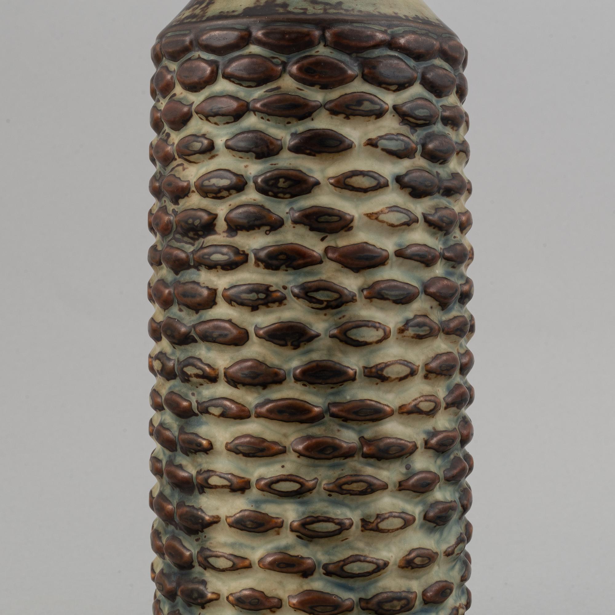 Axel Salto, a stoneware table lamp, Royal Copenhagen, Denmark, signed Salto.
