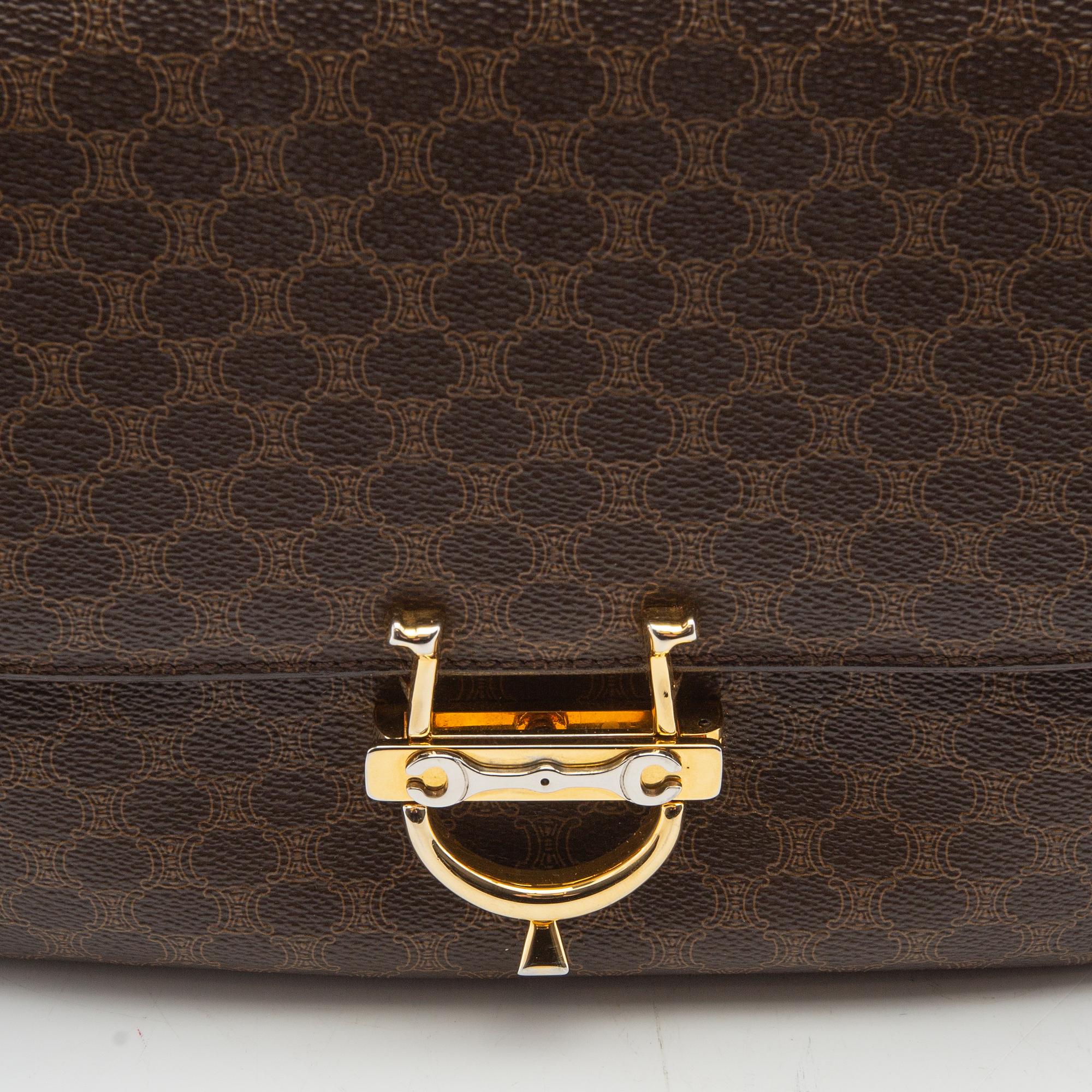 Céline, Bag, "horsebit macadam crossbody bag", vintage.