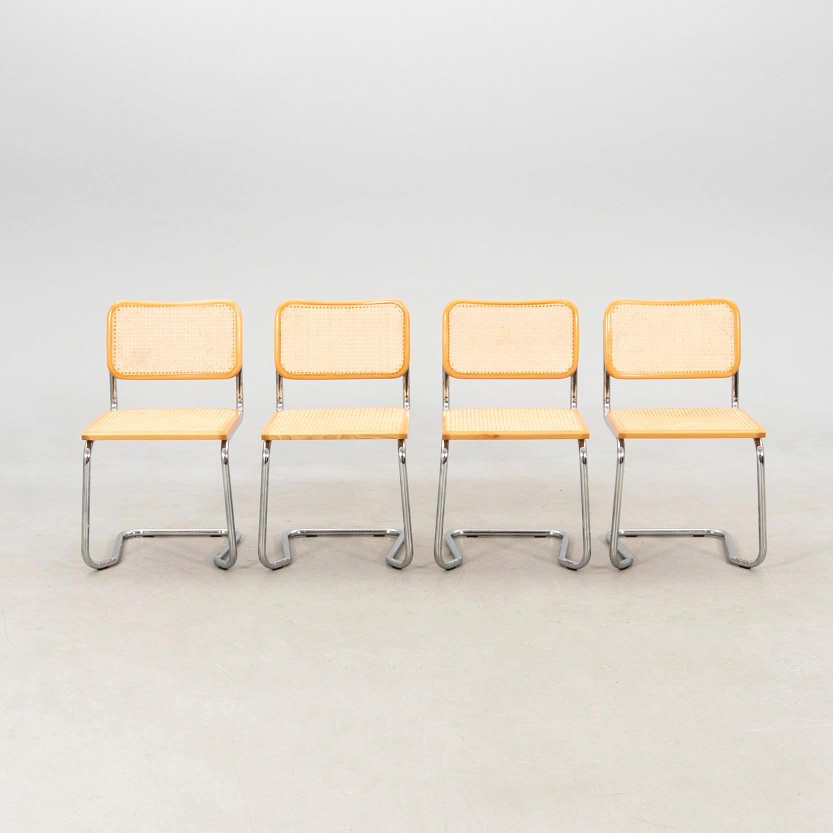 Stolar 4 st Italien 1900-talets andra hälft.