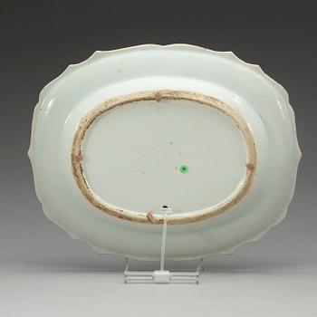 FAT, kompaniporslin. Qing dynastin, Qianlong (1736-95).