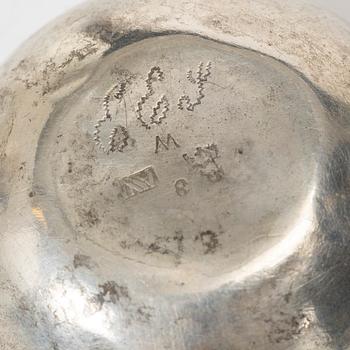 Bägare samt tumlare, silver, Sverige 1700-1800-tal.