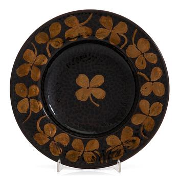 Birger Kaipiainen, a decorative plate, signed Kaipiainen.