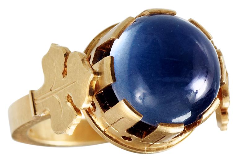 WIWEN NILSSON, ring, Lund 1969, 18k.