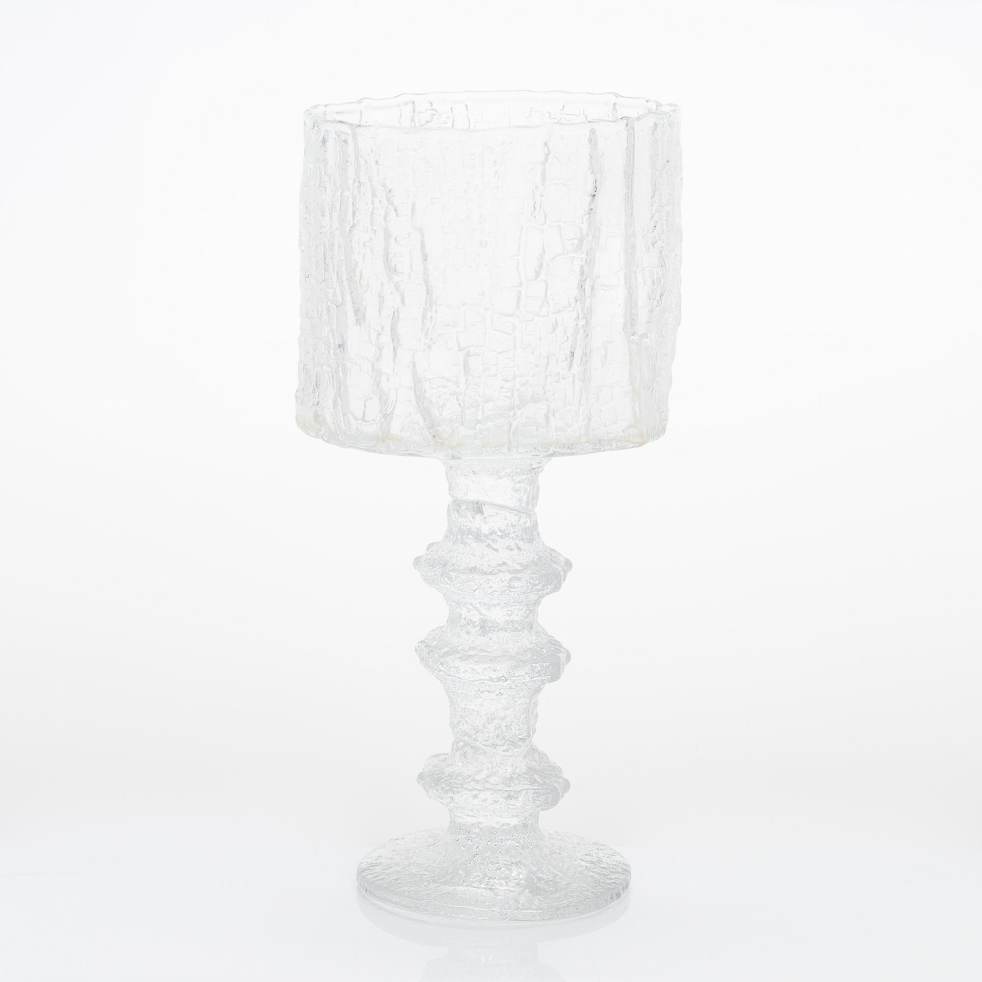 Timo Sarpaneva, juomalasi, "Veljeskunnan lasi", Iittala 1960-luku.