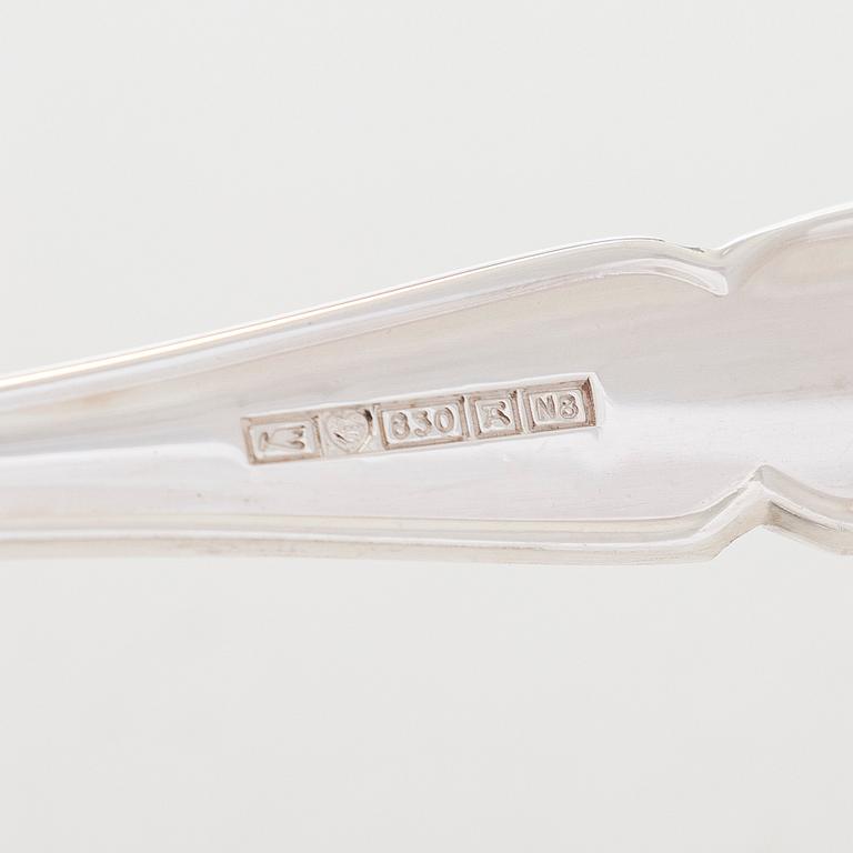 Aterinsarja, 48 osaa "Chippendale", hopeaa, Turku ja Hämeenlinna 1962-1991.