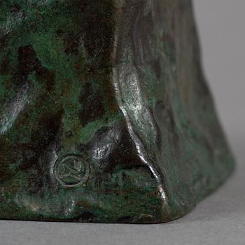 CARL ELDH, Bronsskulptur, signerad. Otydlig gjutarstämpel.