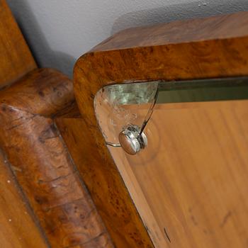 Hall furniture with mirror, Art Deco, first half of the 20th century.