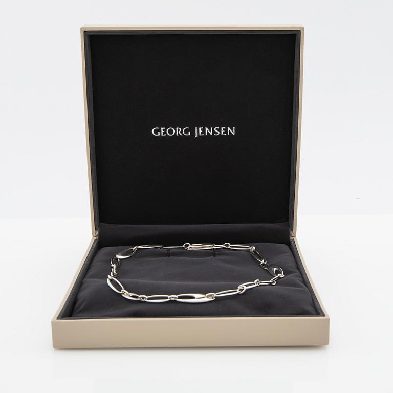 Regitze Overgaard, Necklace, silver, "Zephyr", for Georg Jensen, Denmark.