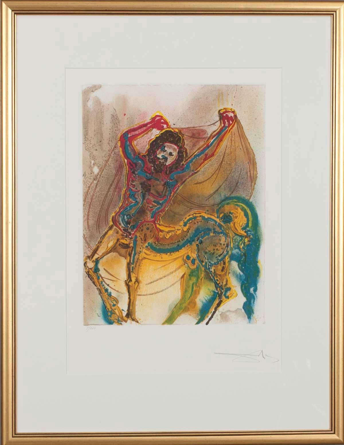 SALVADOR DALÍ, litografi, sign. och numr. 5/250.