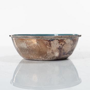 Lars Arby, skulptur samt skål, sterlingsilver och emalj, Göteborg 1973-1983.