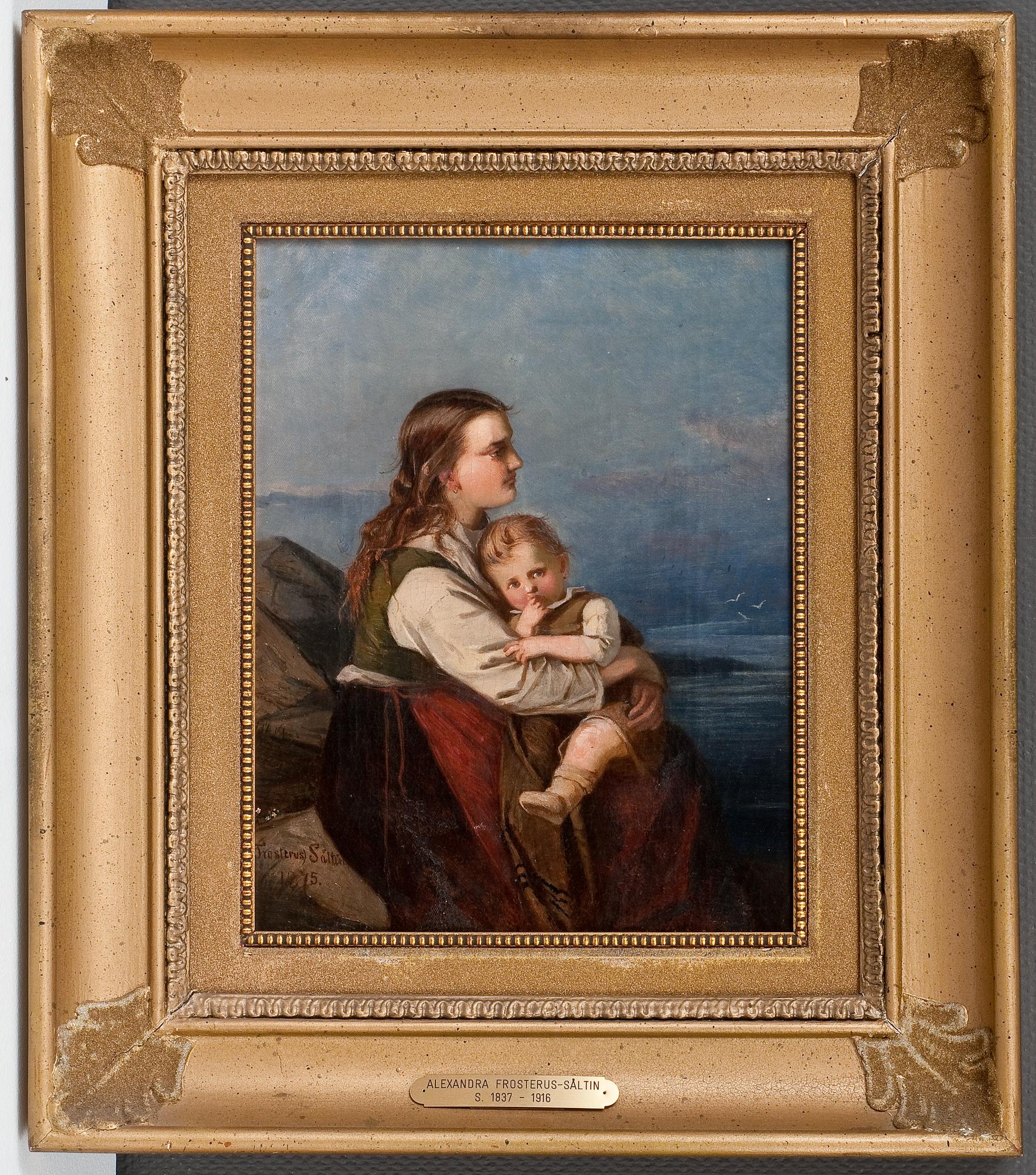 Alexandra Frosterus-Såltin, MOR OCH BARN.