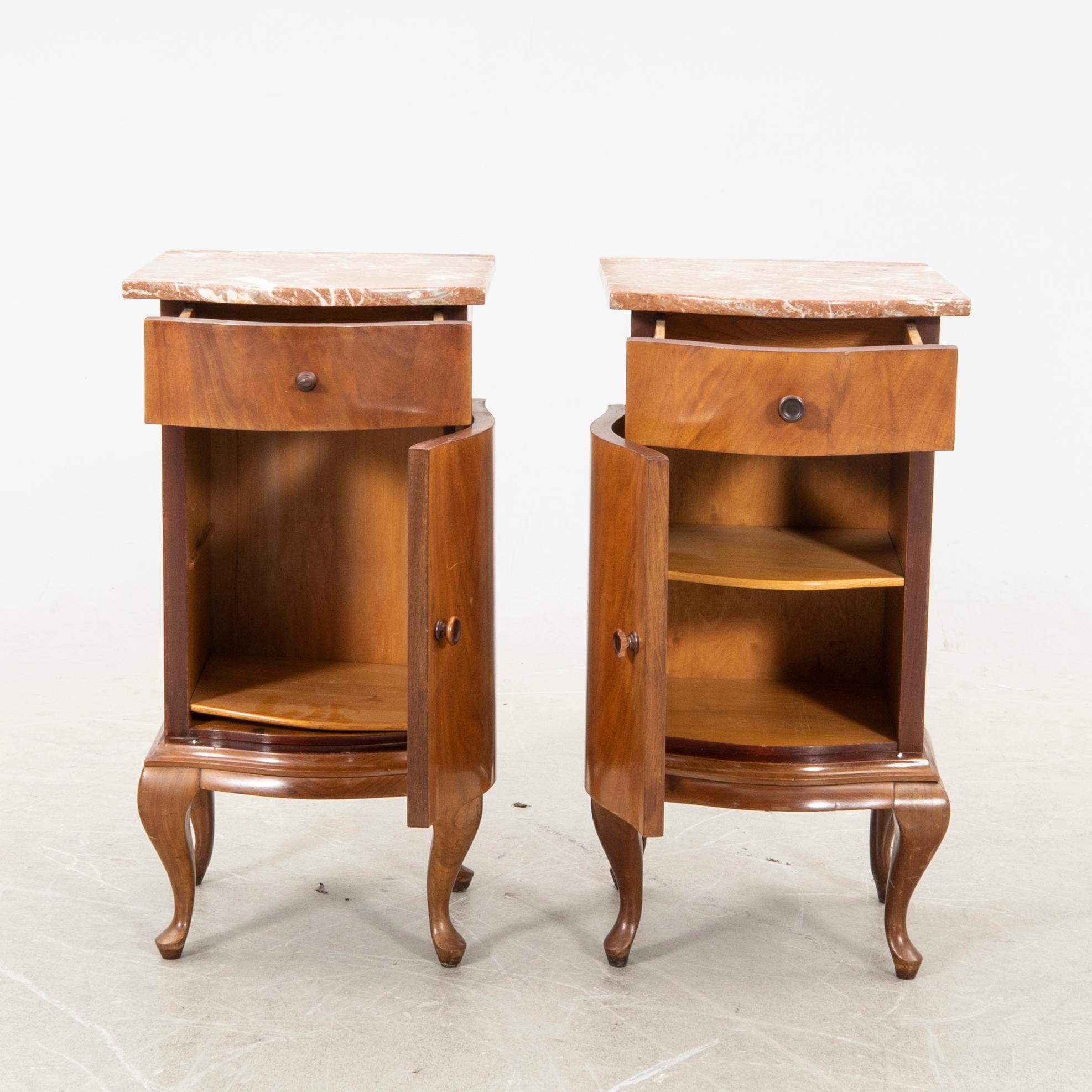 Pair of bedside tables from the 1920s/30s.