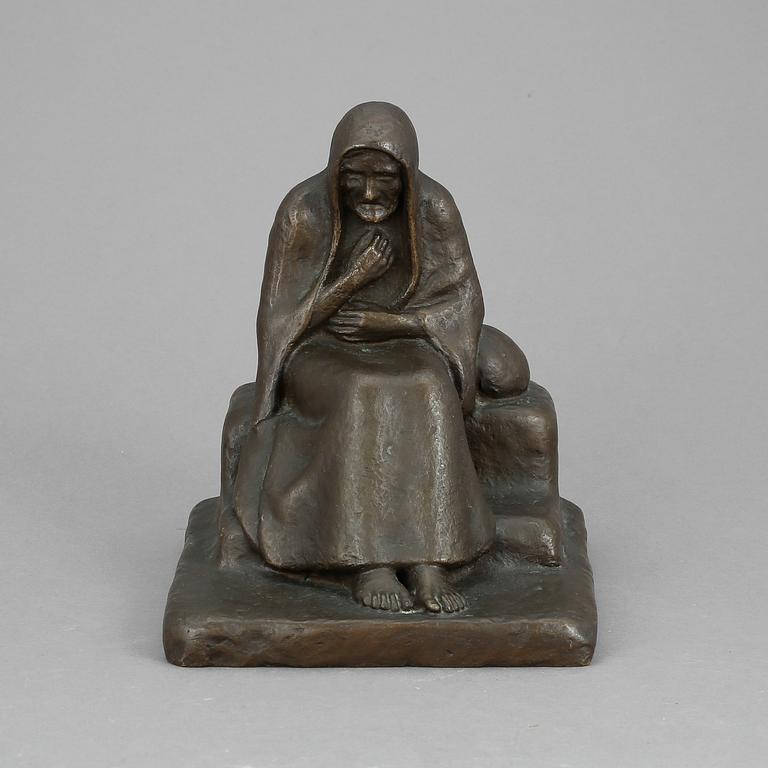 JOHANNES COLLIN, skulptur, brons, sign o dat 1912.