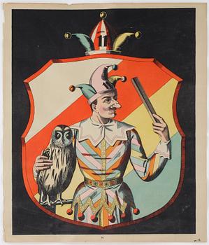 Okänd konstnär 1800-tal · OKÄND KONSTNÄR 1800-TAL, kolorerad affisch, Köln.