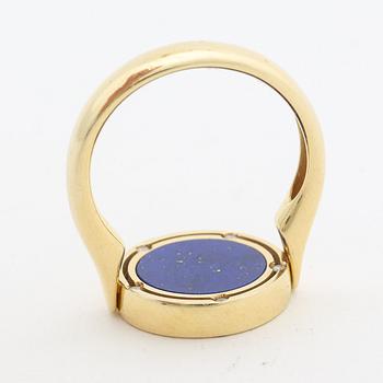 18K gold ring, Damiani and Brad Pit design, Italy.