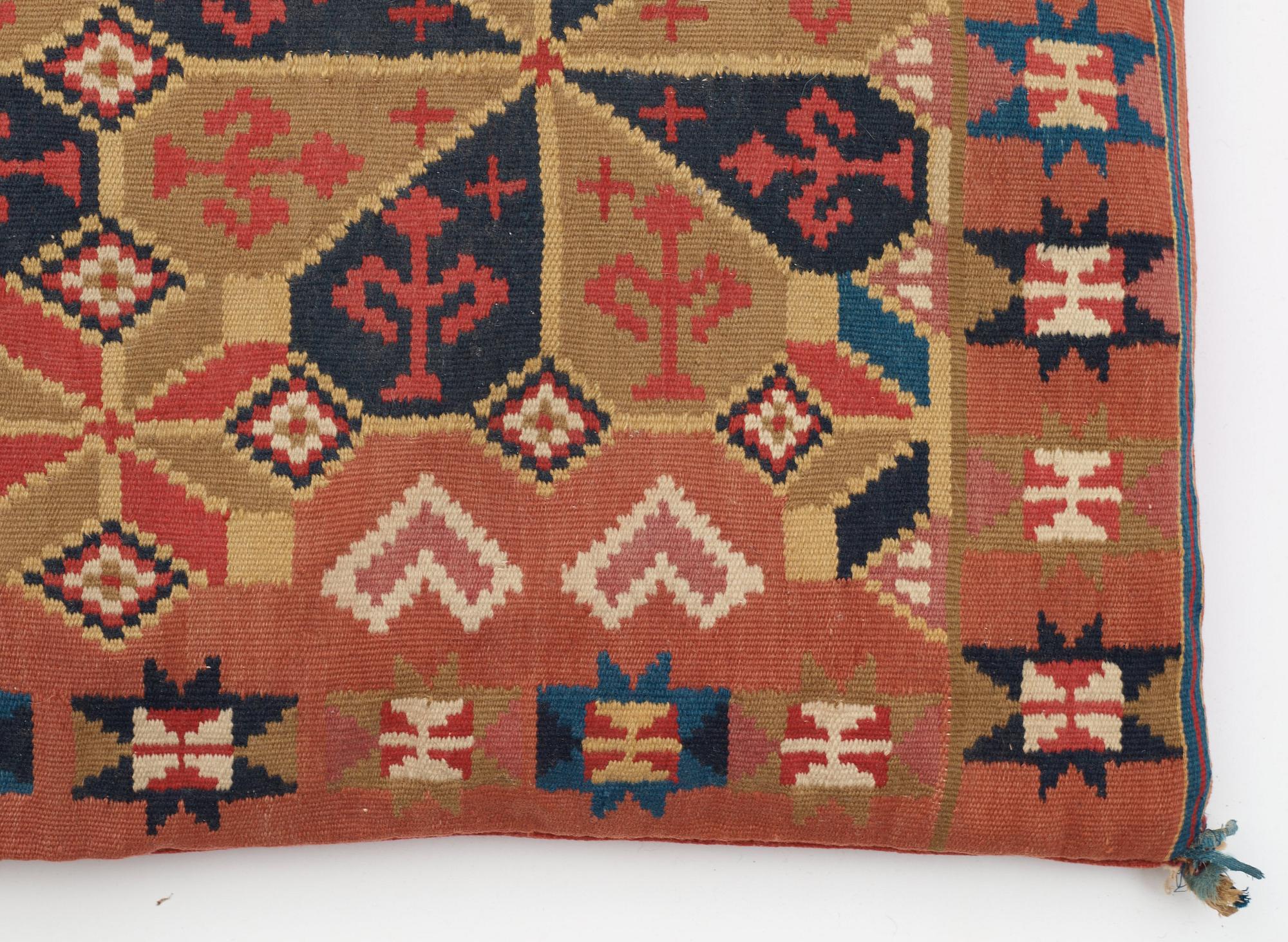 ÅKDYNA (agedyna), rölakan. Ca 54 x 106 cm. Skåne 1800-talets förra hälft.