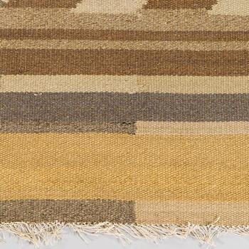 Greta Skogster-Lehtinen, possibly, A finnish flat weave carpet. Circa 270 x 170 cm.