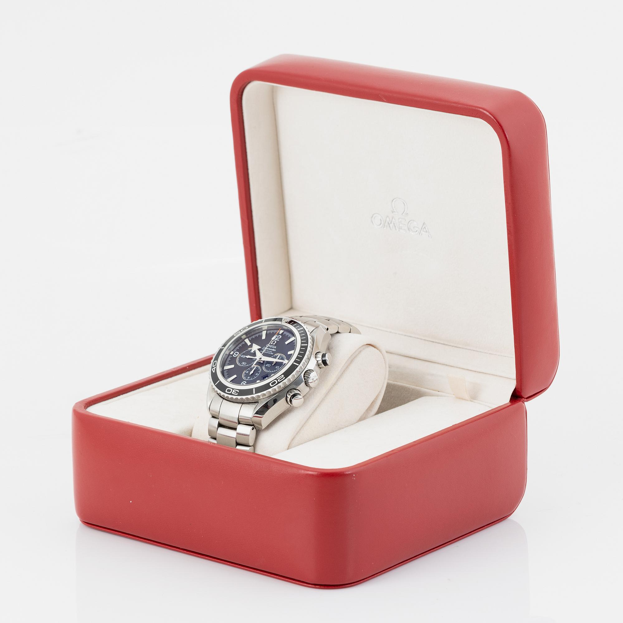 Omega, Seamaster, Planet Ocean, Chronometer, chronograph, wristwatch, 45,5 mm.