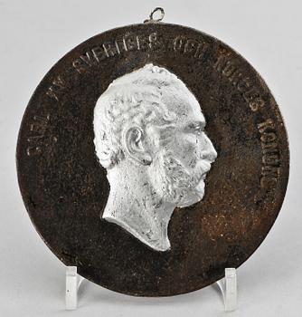 MEDALJONGER, 19 st, gjutjärn, Sverige 1800-tal.