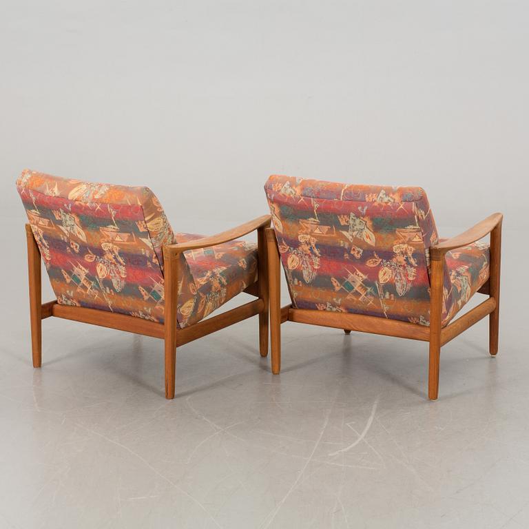 A pair of armchairs, Bröderna Andersson late 20th century,