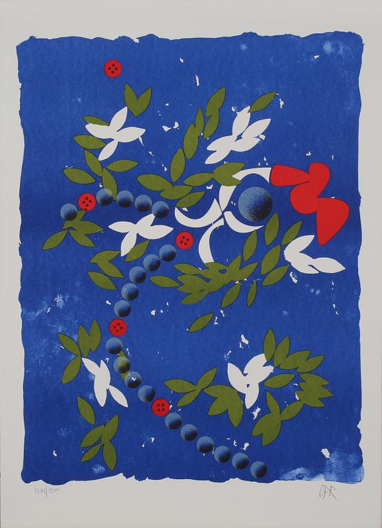 CARL FREDRIK REUTERSWÄRD, 3 st, färglitografier, signerad och numrerade 1281/1500.