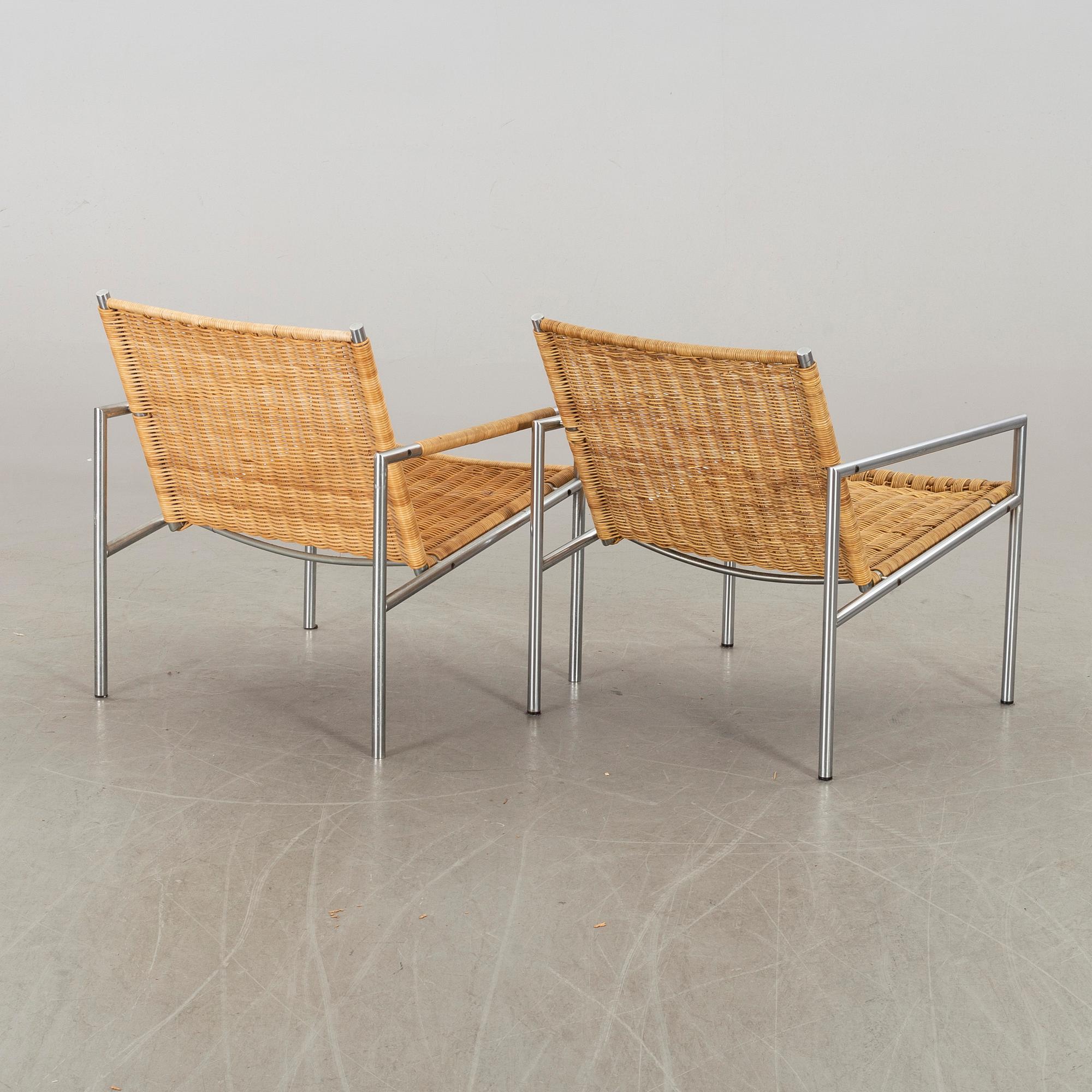 MARTIN VISSER, fåtöljer ett par Spectrum 1960-tal.