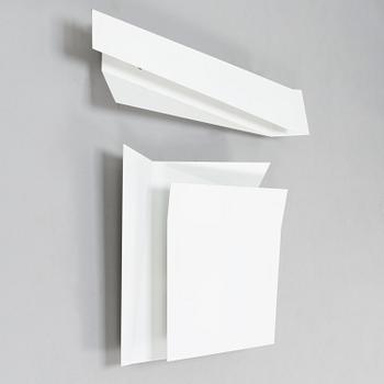 MARCO ZITO, Two wall mounted lights, "Flap 1" and "Flap 3", for Foscarini, Italy. Design year 2009.