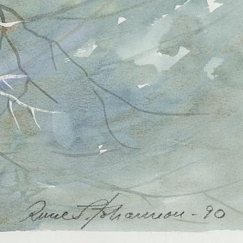 RUNE JOHANSSON, signed Rune Johansson and dated -90.