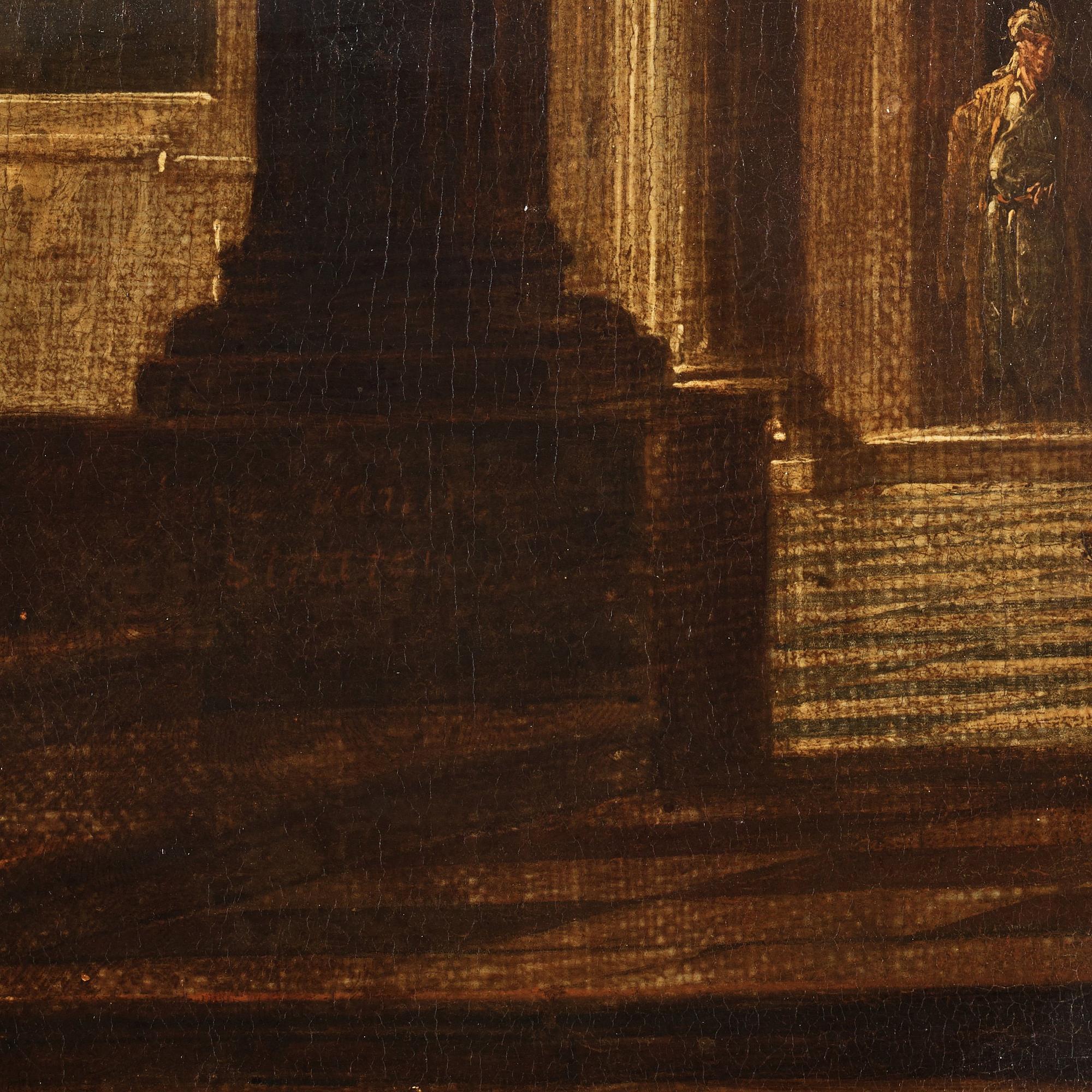 Jan Baptist van der Straeten, Ett jaktsällskap utanför ett palats.