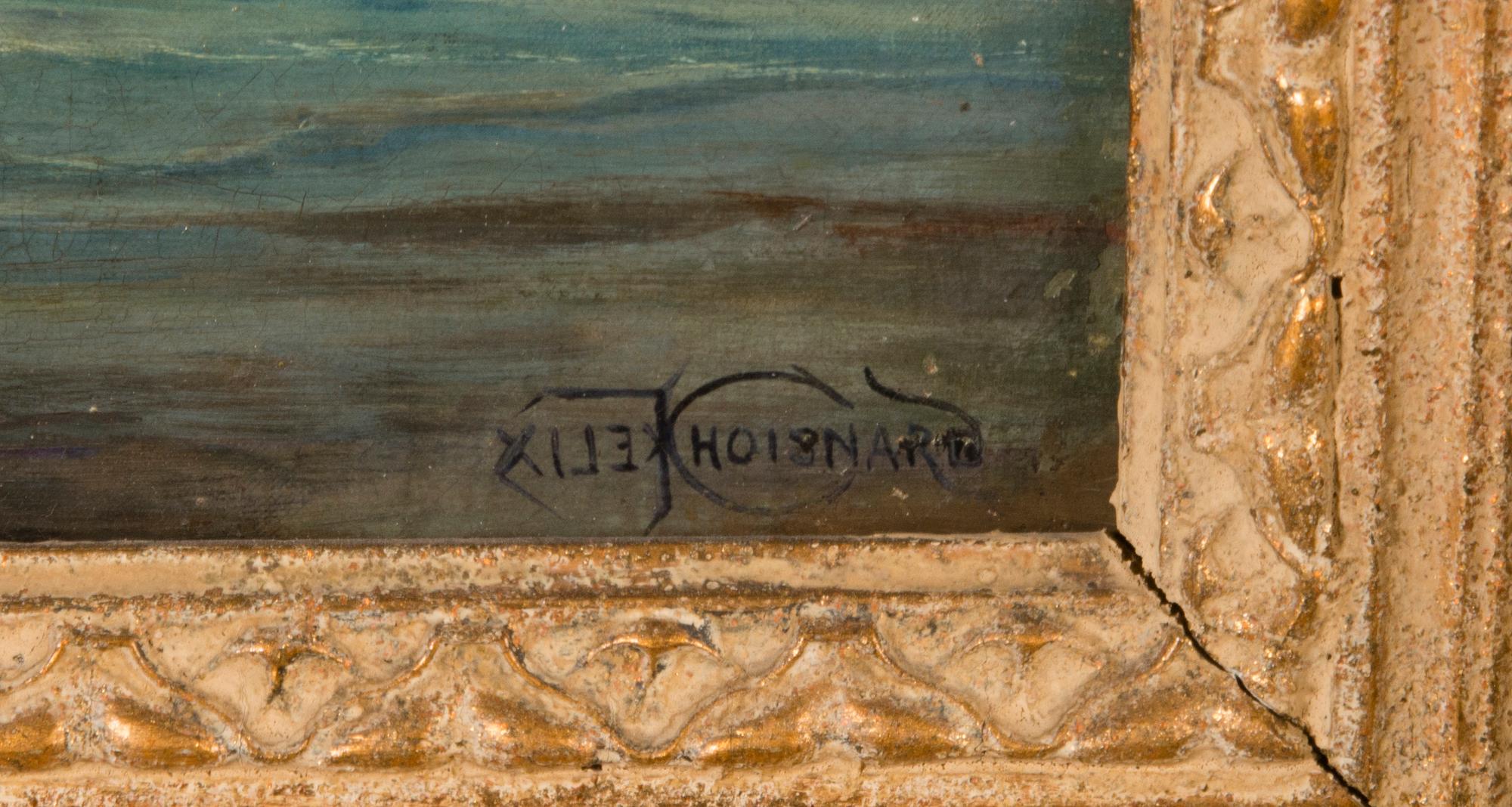 FELIX CHOISNARD, oil on canvas, signed.