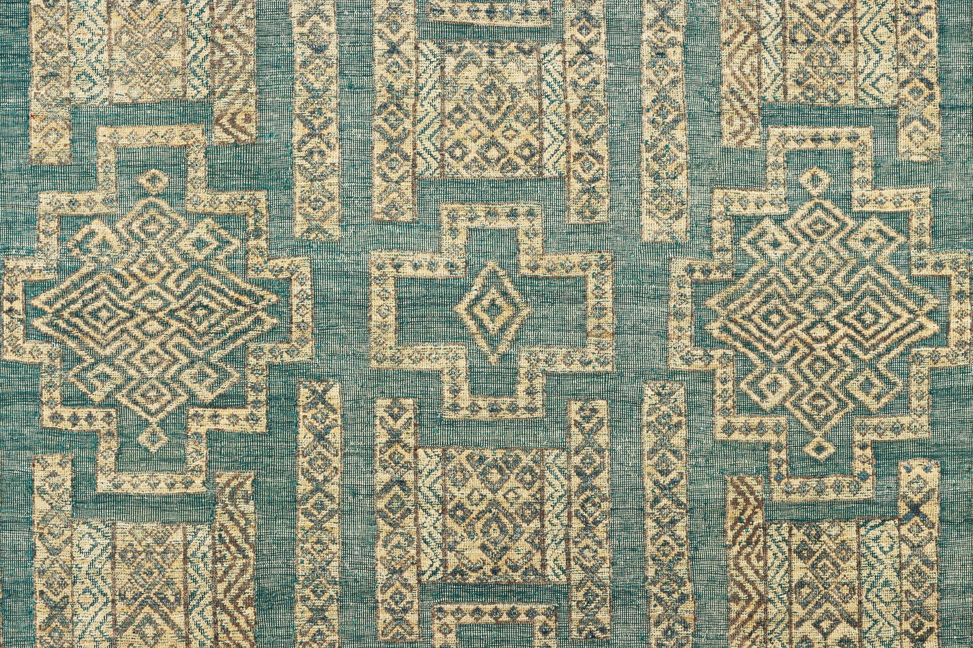 A modern design Moroccan carpet, a. 309 x 204 cm.